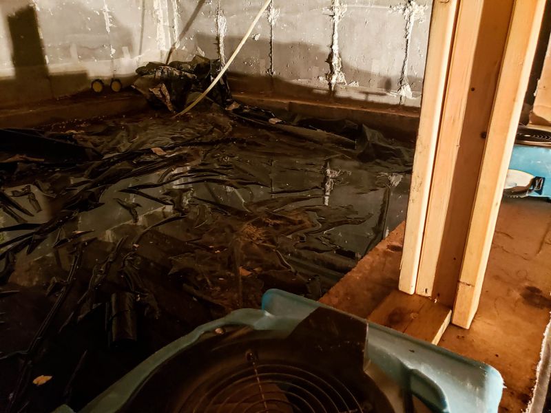 Dehumidification System in Crawlspace